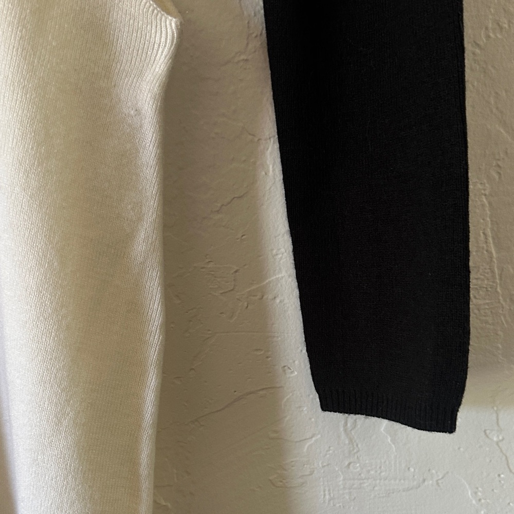 ASOS Black and White Long Sleeve Dress - Picture 5 of 10